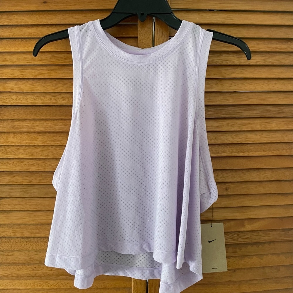 Nike Lavender Mesh Tank Top